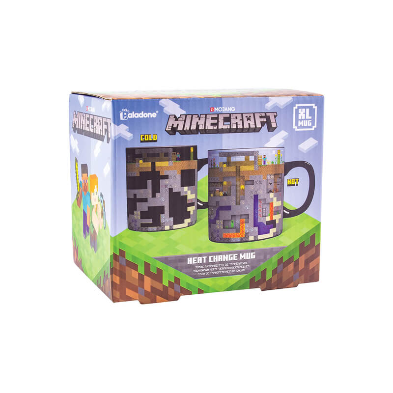 Tazza termica Minecraft XL da 550 ml heat changing mug