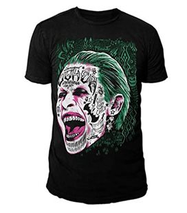 T-Shirt - Suicide Squad Joker - Nero Tg.Xl - Dc Comics