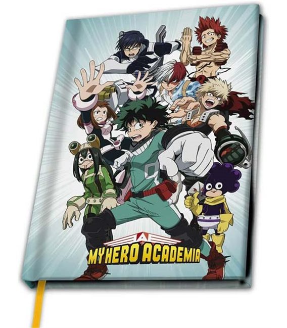 Quaderno Con Protagonisti Di My Hero Academia - Formato A5 - 180 Pagine - 21,7 Cm X 15,5 Cm