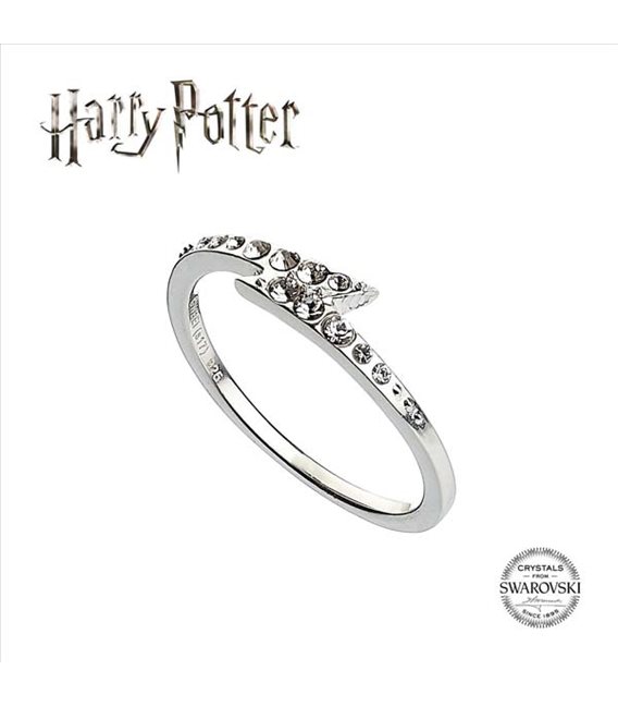 The Carat Shop - Anello Swarovski - Lightening Bolt- Harry Potter In Argento - Taglia S (6)