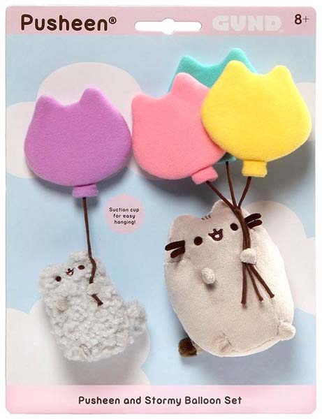 Pusheen The Cat - Pusheen And Stormy Air Baloons/Palloncini - 12 And 7 Cm -  Pidak Shop Srls