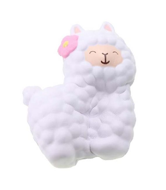 Pidak Shop - Soft Squishy Alpaca White 20 Cm