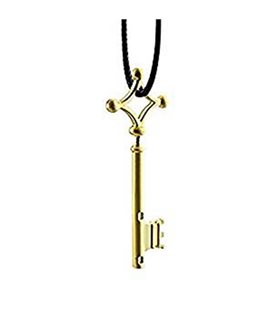 Pidak Shop - Necklace/Collana Chiave Dorata/Gold Key 7Cm