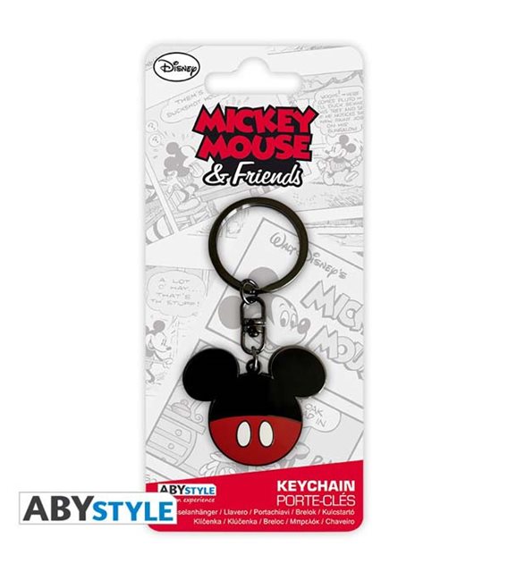 Disney - Mickey Design - Keychain / Portachiavi -3,4X4,9 Cm