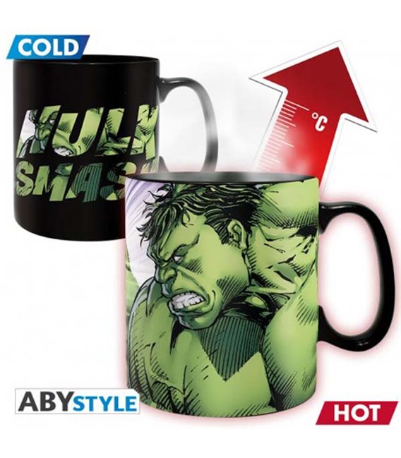 Marvel - Tazza Termica/Mug Heat Change - King Size 460Ml - Hulk