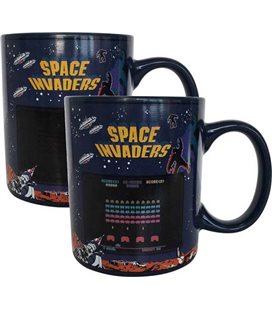 Space Invaders - Mug Heat Change/Tazza Termica Space Invaders 300Ml