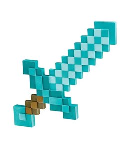 Disguise - Minecraft - Official - Cosplay Diamond Sword - Spada Diamante - Scala 1:1 - 50 Cm Pvc