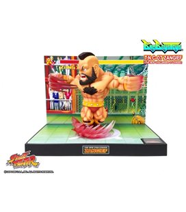 Street Fighter Ii - Diorama - Action Figures - Big Boys Toys - With Sounds And Lights - Luci E Suoni - Pvc - Zangief