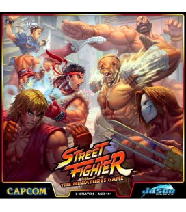 Street Fighter The Miniatures Game Core Box Board Game Jasco Games - Kickstarter ed