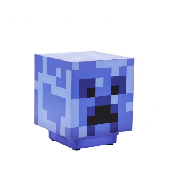 Charged Creeper Light With Lampada Creeper Minecraft Blu con Suoni 