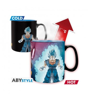 DRAGON BALL SUPER - Mug Heat Change - 460 ml Vegito & Trunks x2 - Abystyle  - Pidak Shop Srls