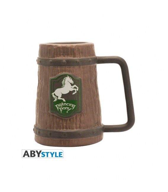 The Lord of the Rings 3D Tankard Prancing Pony - Boccale Signore degli Anelli Locanda Puledro Impennato - 450 ml - Abystyle