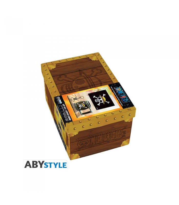 One Piece Gift Box Premium - Box Regalo - 3D Mug Tazza + Keychain  Portachiavi + Flag Bandiera - Abystyle - Pidak Shop Srls