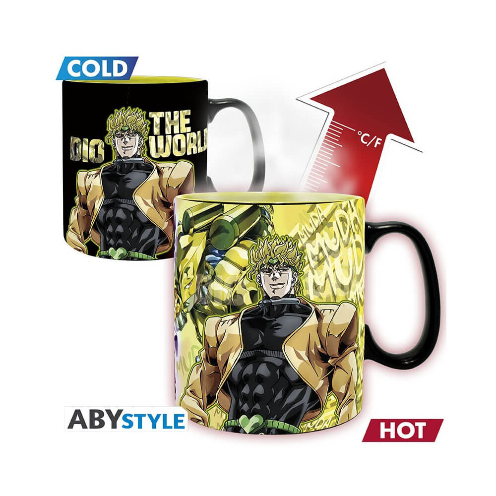 Jojo's Bizarre Adventure - Mug Heat Change Jotaro Dio - Tazza Le Bizzarre  Avventure di Jojo - 460 ml - Abystyle - Pidak Shop Srls