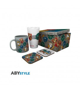 Harry Potter - Pack Glass XXL+ Mug + 2 Coasters "Stand Together" - Gb Eye