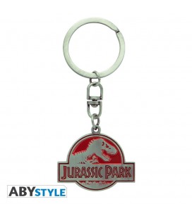 Portachiavi Jurassic Park "Logo in metallo" - Keychain "Metal logo" - Abystyle