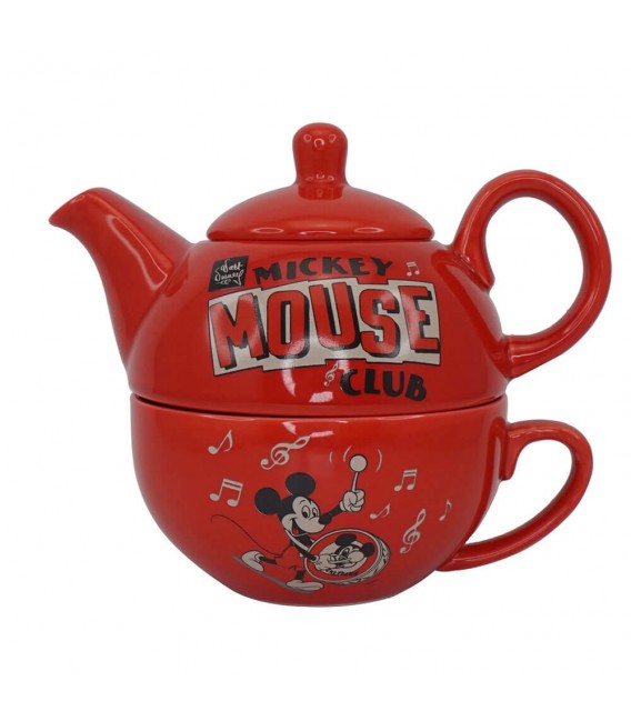 Disney Mickey Mouse Club Tea For One Boxed - Teiera Con Tazza Topolino - Half Moon Bay