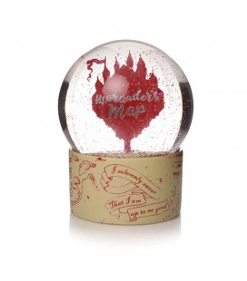 Harry Potter Snow Globe Marauders Map - Globo di Neve Mappa Del Malandrino 65 mm - Half Moon Bay