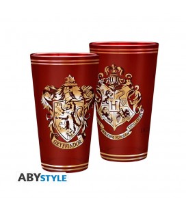 Harry Potter Large Glass Gryffindor - Bicchiere Grande 400 ml - ABYstyle