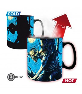 Iron Maiden Mug Heat Change Fear of the Dark Big Size - Tazza Termica Iron Maiden 460 ml - GB EYE