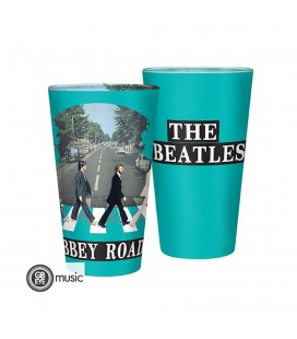 The Beatles Large Glass Abbey Road - Bicchiere Grande The Beatles Gruppo 400 ml - GB EYE