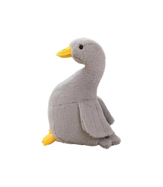 Peluche Papera Seduta Grigia 40 cm - Pidak Shop