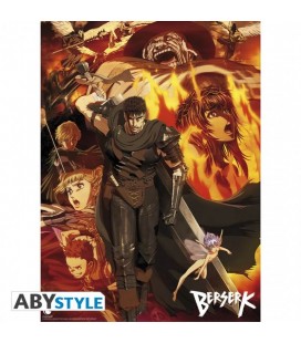 Poster Ufficiale Con Protagonisti Berserk - 52 X 38 Cm - Abystyle