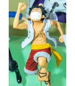 monkey d. luffy rufy one piece rubber gomma action figure banpresto